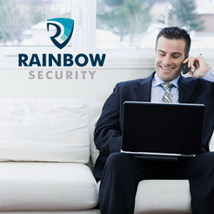 Разработка бренда ИТ-компании Rainbow Security в сегменте информационной безопасности: логотип, разработка фирменного стиля и рекламных материалов.